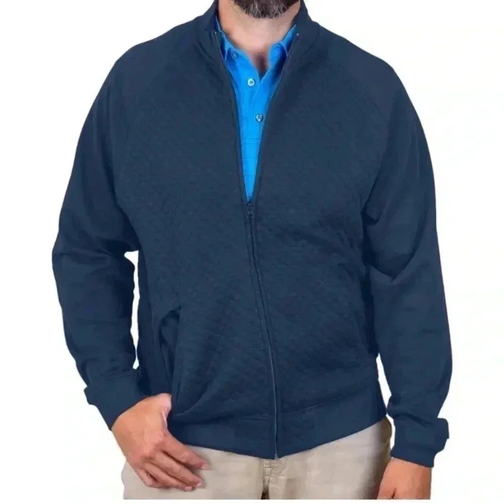 Vantage Men’s True Navy Mesa Quilted Jacket NWT SZ LG